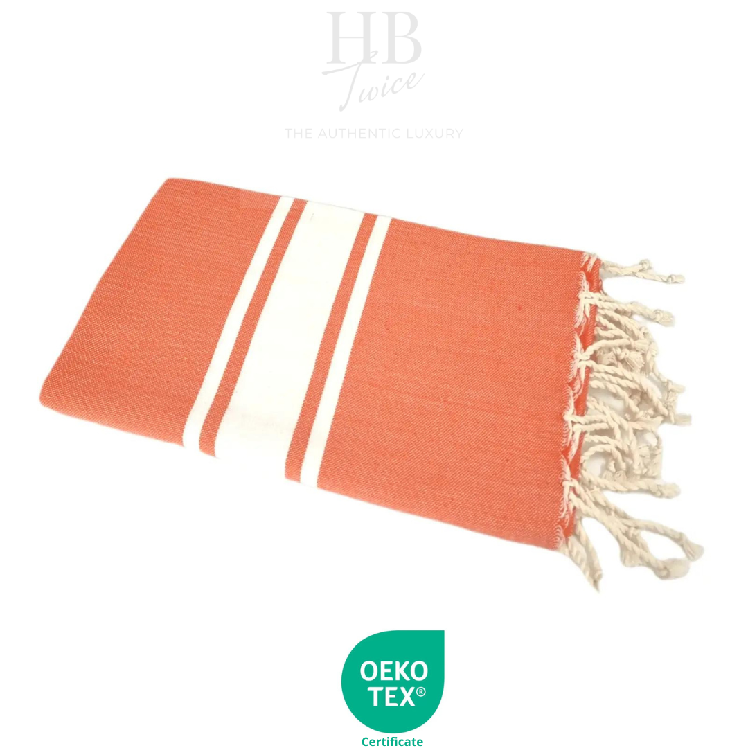 Fouta trois bandes 100% Coton